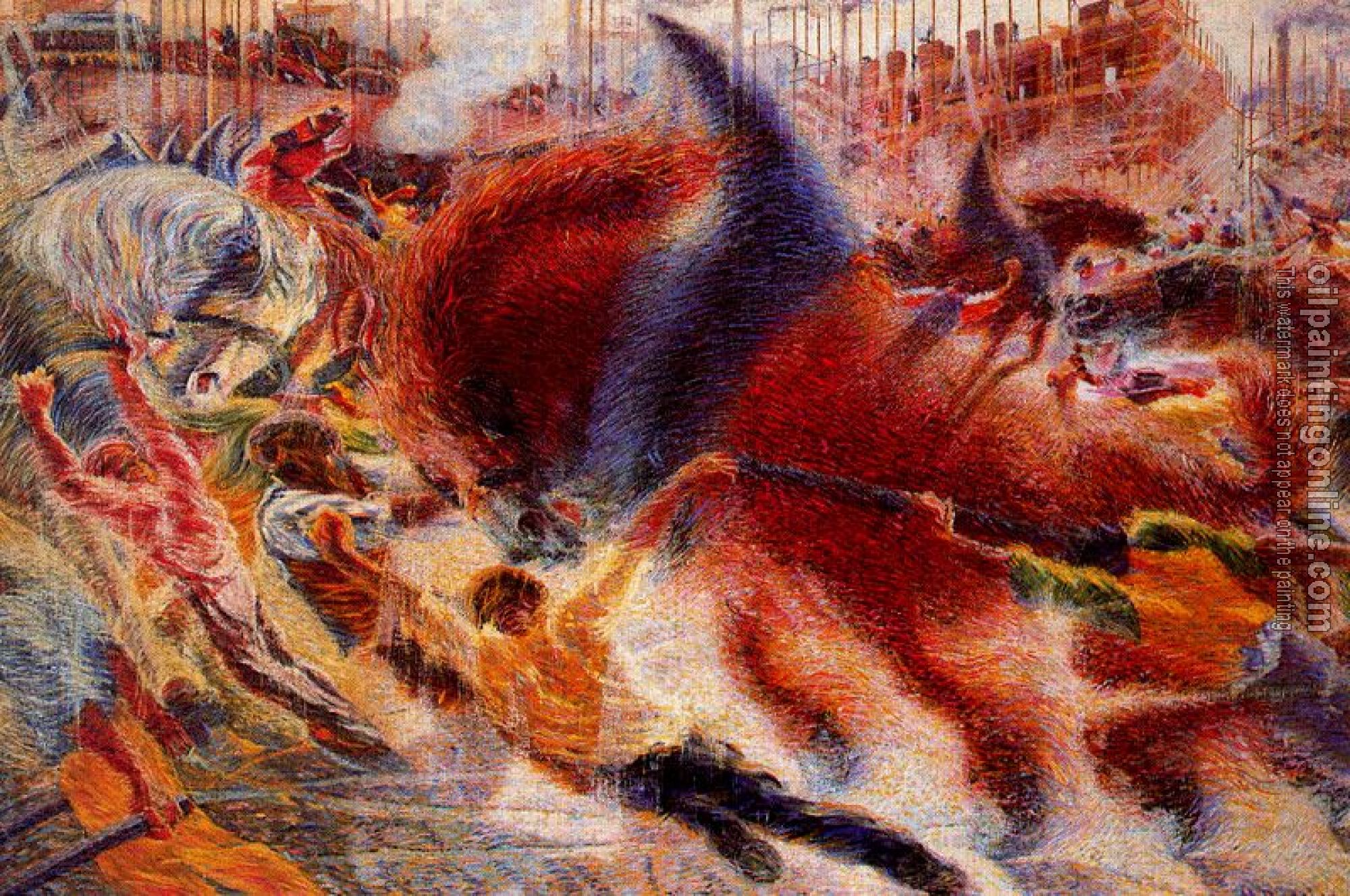 Umberto Boccioni - The City Rises